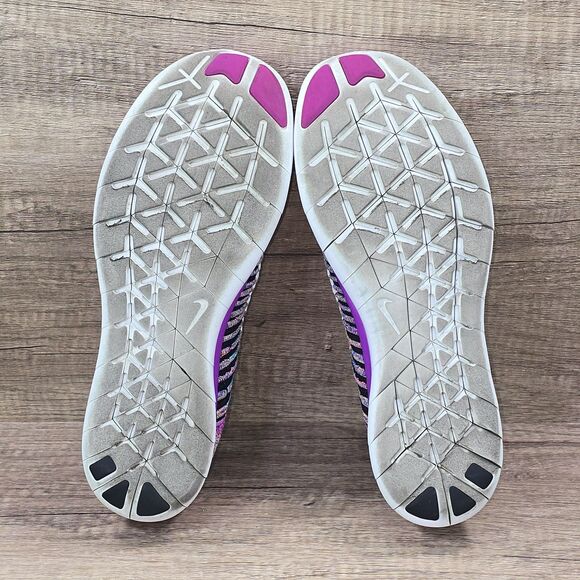Nike Free RN Flyknit Women's Size 8.5 Hyper Purple Running Shoes (831070-500) - Picture 8 of 9